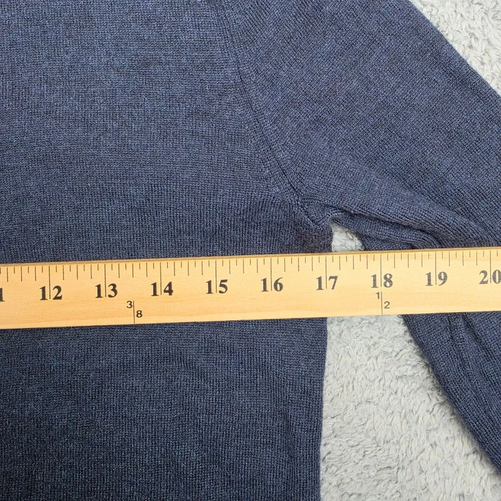 Banana Republic Quarter Zip Sweater Mens S Lot of 2 Italian Merino Wool Baruffa